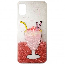 Capa para Samsung Galaxy A31 - Glitter Milk Shake Rosa